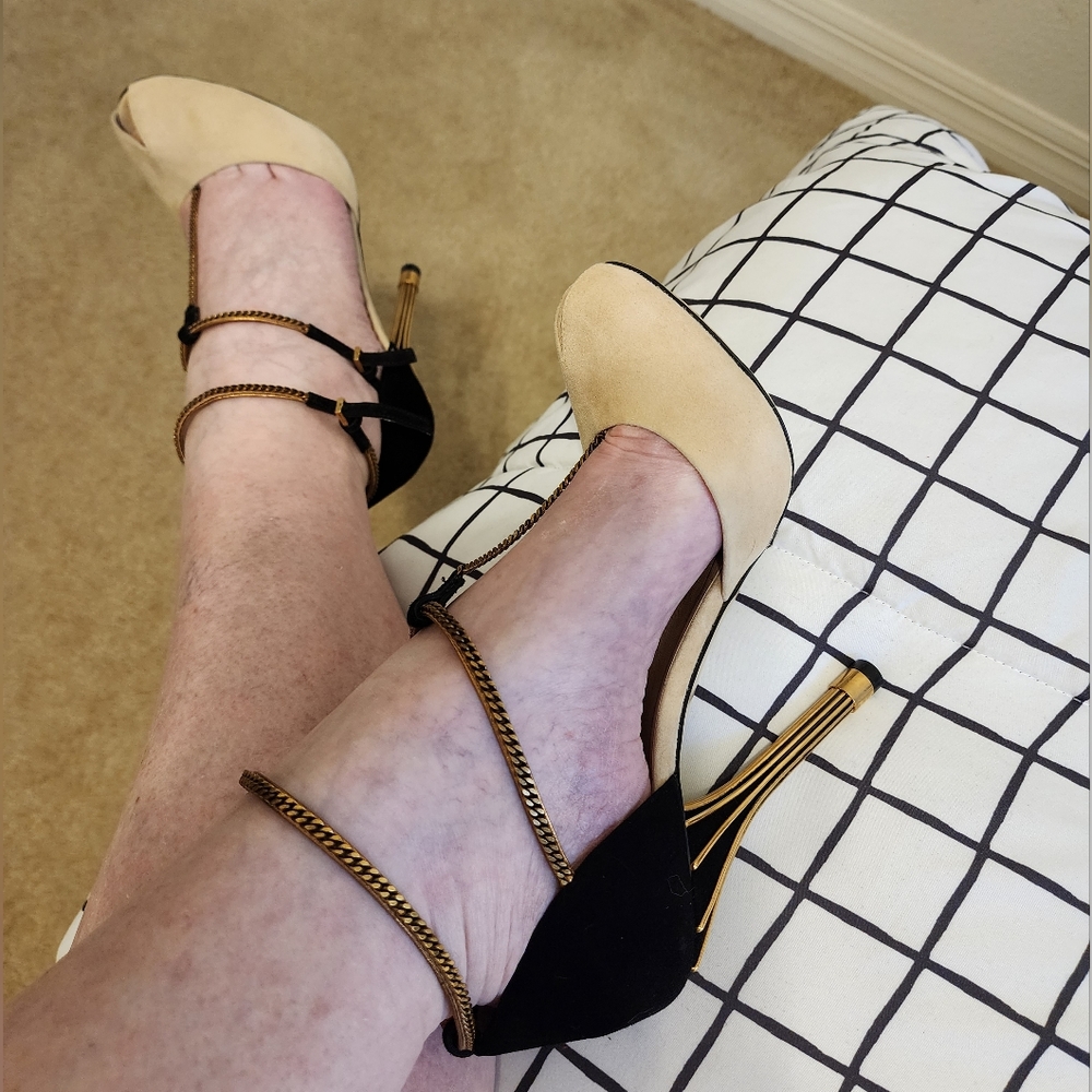 Gucci Ophelie High Heel Open-toe T-strap shoes 38.5 - Picture 8 of 10